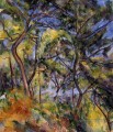 Paysage de la forêt Paul Cézanne